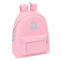 Schoolrugzak Benetton Rosa pastel Roze 33 x 42 x 15 cm - thumbnail