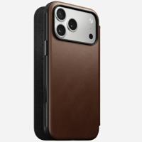 Nomad Modern Leather Folio iPhone 17 Pro Max Bruin - thumbnail