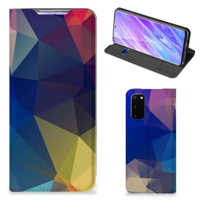 Samsung Galaxy S20 Stand Case Polygon Dark Samsung Galaxy S20 Stand Case Polygon Dark