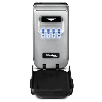 Masterlock Medium Key Lock Box - Zinc alloy construction - Light Up Resettable 4-digit combination - (CR2032 Battery included) - Mounting hardware