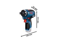 Bosch Professional Bosch Power Tools Accu-boormachine 12 V Zonder accu, Zonder lader, Incl. koffer - thumbnail