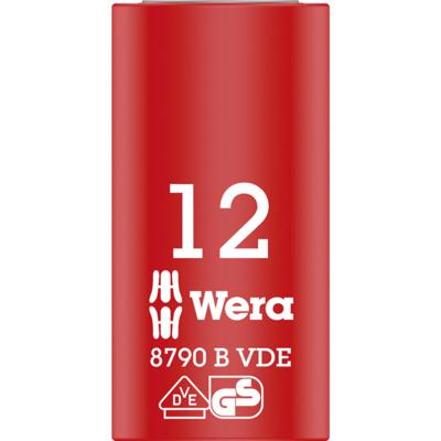 Wera 8790 B Zyklop VDE doppen, geïsoleerd, voorzien van 3/8" aandrijving, 12.0 x 46.0 mm - 1 stuk(s) - 05004956001