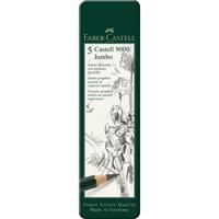 Faber Castell FC-119305 Potlood 9000 Jumbo Etui Met 5 Stuks - thumbnail