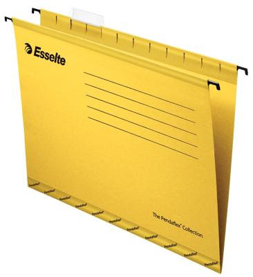 Esselte hangmappen voor laden Classic tussenafstand 330 mm, geel, doos van 25 stuks Esselte hangmappen voor laden Classic tussenafstand 330 mm, geel, doos van 25 stuks