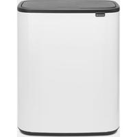 Brabantia Bo touch bin 2x30 liter white - thumbnail