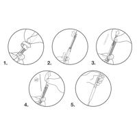 Balpen bic 3kleuren + vulpotl hb 0.7mm m wit | 12 stuks - thumbnail