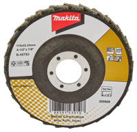 Makita Accessoires Lamellen conditioneringschijf 115mm extra fijn - B-40783 B-40783 - thumbnail