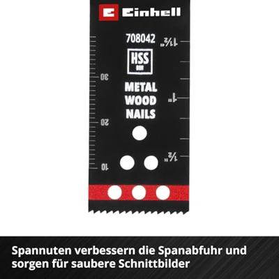 Einhell 708042 Tauchsägeblatt BIM Met, 22mm Bimetaal Multitool toebehorenset 22 mm 1 stuk(s) Einhell 708042 Tauchsägeblatt BIM Met, 22mm Bimetaal Multitool toebehorenset 22 mm 1 stuk(s)