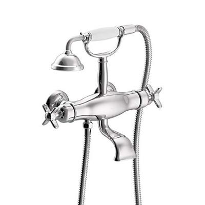 Thermostaat Bad/Douche Tres Clasic Incl Handdouche op Houder Chroom Thermostaat Bad/Douche Tres Clasic Incl Handdouche op Houder Chroom