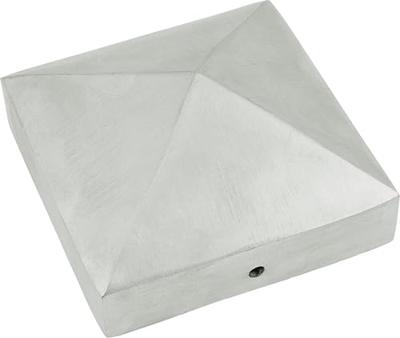 Connex Paalkapje 90X90Mm Piramide Alu - HV4326 Connex Paalkapje 90X90Mm Piramide Alu - HV4326