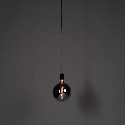 QAZQA Hanglamp met rail ophanging zwart incl. LED G200 - Cavalux