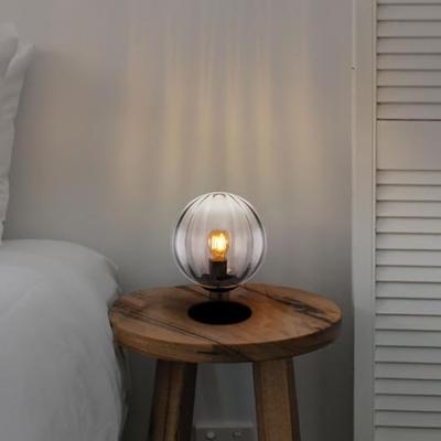 Globo TafellampDallerta zwart met smoke glas - 15216T