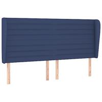 Boxspring met matras stof blauw 160x200 cm - thumbnail