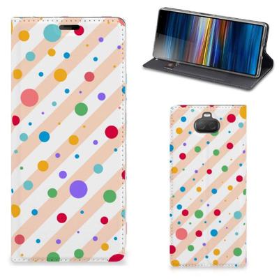 Sony Xperia 10 Plus | Hoesje met Magneet | Dots