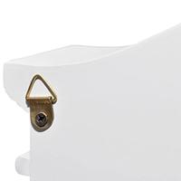 Sleutelkastje met fotolijst wit - thumbnail