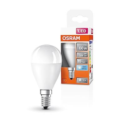 OSRAM HOMELIGHTING 4099854023101 LED-lamp Energielabel F (A - G) E14 Globe (mini) 7 W = 60 W Neutraalwit (Ø x h) 47 mm x 47 mm 1 stuk(s)