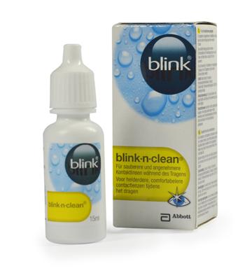 Blink N clean oogdruppels 15 Milliliter Blink N clean oogdruppels 15 Milliliter