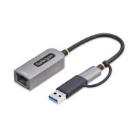 USB-kabel Startech C21GA-USB-ETHERNET Grijs - thumbnail