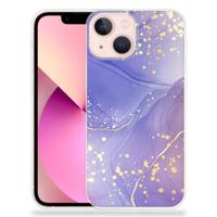 Smartphone hoesje voor iPhone 13 mini Watercolor Paars - thumbnail