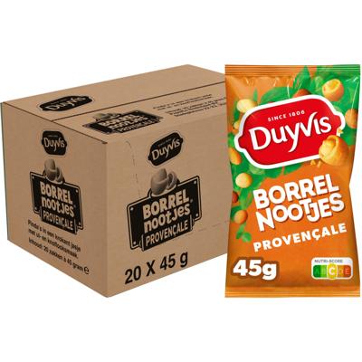Duyvis borrelnootjes provencale (20x45gr)