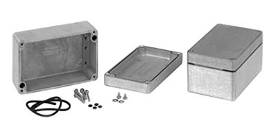 Hammond Electronics 1590Z090 Handbehuizing 140 x 140 x 90 Zinkspuitgietwerk Natuur 1 stuk(s)