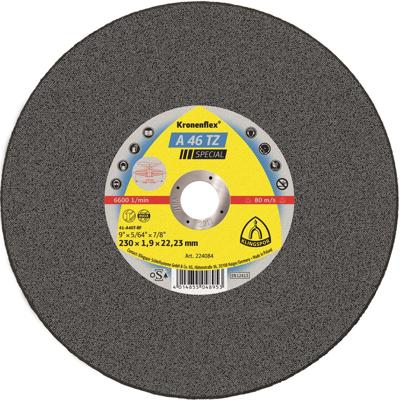 Klingspor Doorslijpschijf | D230x1,9mm recht | RVS | gat 22,23 mm | 25 stuks - 224084 224084