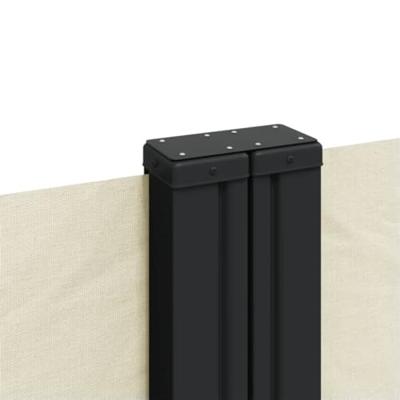 VidaXL Windscherm uittrekbaar 220x600 cm crèmekleurig