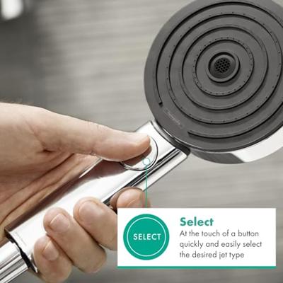 Hansgrohe Handdouche Pulsify Select S 3jet Relaxation EcoSmart 10.5 cm Chroom Hansgrohe Handdouche Pulsify Select S 3jet Relaxation EcoSmart 10.5 cm Chroom