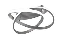 Trio Led plafondlampCourse grijs - R62051407 - thumbnail