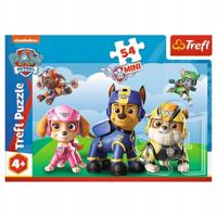 Paw Patrol Mini puzzel , 54st. - thumbnail