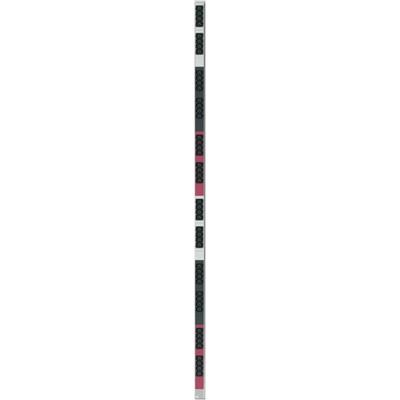 Bachmann 800.0114 19 inch Stekkerdoos voor patchkast 1 HE Apparaatcontactdoos C13 10A Aluminium profiel Meerdere kleuren