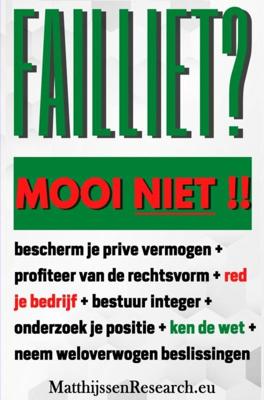 Failliet ? Mooi Niet !! - MatthijssenResearch - ebook
