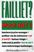 Failliet ? Mooi Niet !! - MatthijssenResearch - ebook - thumbnail