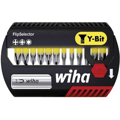 Wiha 41827 | Bitset FlipSelector | Y-bit | 25 mm | Phillips, Pozidriv, TORX | 1/4" | 14-delig - 41827 Wiha 41827 | Bitset FlipSelector | Y-bit | 25 mm | Phillips, Pozidriv, TORX | 1/4" | 14-delig - 41827