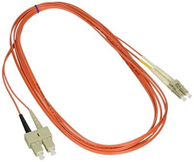 Leviton 62DCL-M03 het Koord van het Vezelflard, 62.5/125um Multimode, Duplex, Sc aan LC, 3 Meter