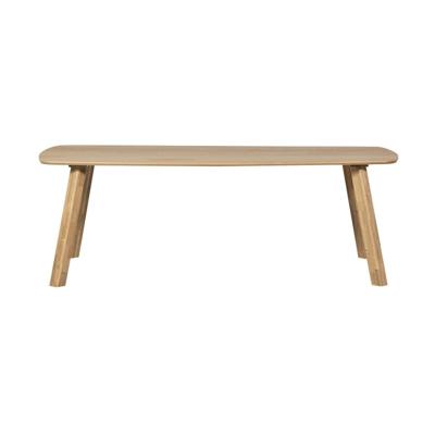 WOOOD Deens Ovale Eettafel 'Tablo' Eikenhout, 220 x 100cm, kleur Transparant