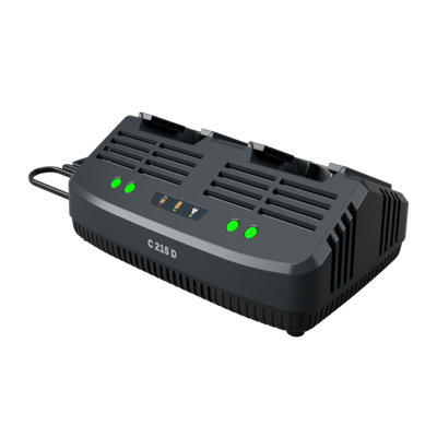 Stiga C 215 D | Dubbele oplader voor 2 accu's - 271020100/21 Stiga C 215 D | Dubbele oplader voor 2 accu's - 271020100/21