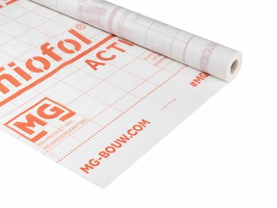 Miofol geperforeerde bouwfolie - Active - dampdicht - 1,5 x 30 m