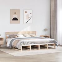 Bedframe zonder matras massief grenenhout 180x200 cm - thumbnail