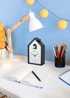 Koekoeksklok wekker - Zwart/wit - thumbnail