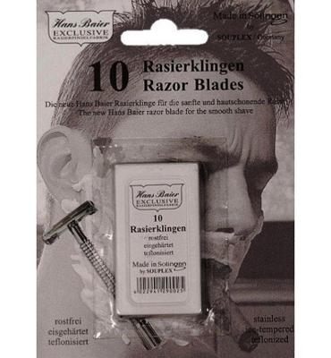 Scheermesjes op blister 10 Stuks