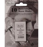 Scheermesjes op blister 10 Stuks - thumbnail