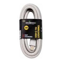 Greenmouse - USB-C Naar Lightning Kabel Woven 2mtr - 5 stuks - thumbnail