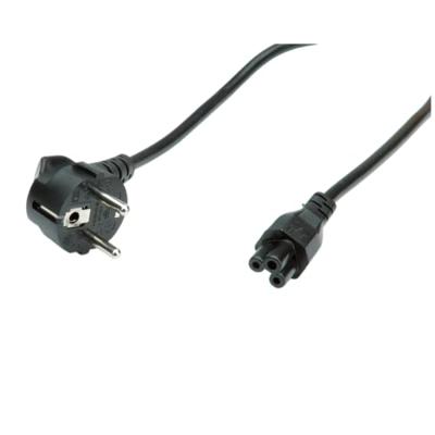 ROLINE stroomkabel, 3 polig. Notebook aansluiting, zwart, 1,8 m