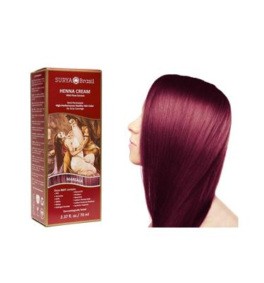 Surya Brasil Henna haarverf creme marsala 70 Milliliter Surya Brasil Henna haarverf creme marsala 70 Milliliter