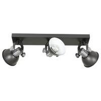 Steinhauer Zwarte opbouwspotBrooklyn 3-lichts - 2134ZW - thumbnail