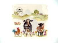 Servet Nederlandse Koe Boerderij - thumbnail