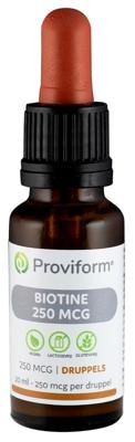 Proviform Biotine 250 MCG Druppels Proviform Biotine 250 MCG Druppels