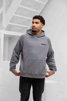 Off The Pitch Wardrobe Essentials Hoodie Heren Grijs - Maat S - Kleur: Grijs | Soccerfanshop