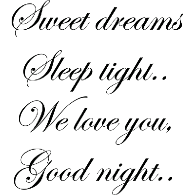 Sweet dreams - Muursticker